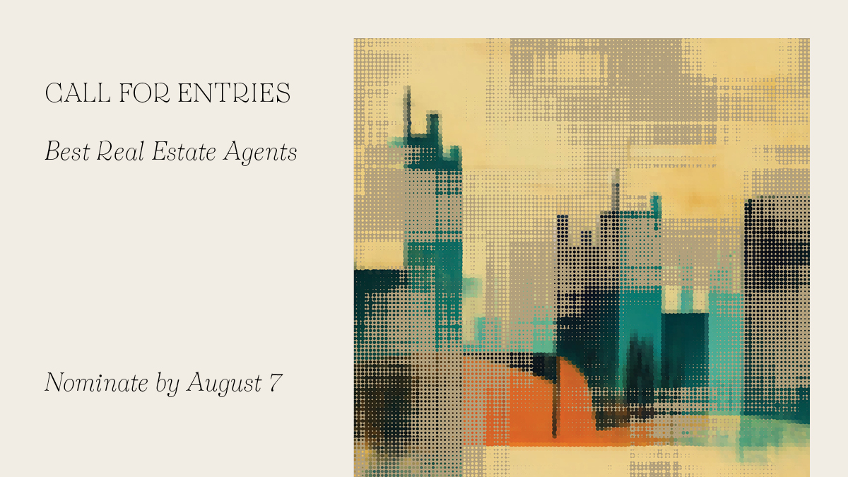 Call for Entries: Best Real Estate Agents 2026